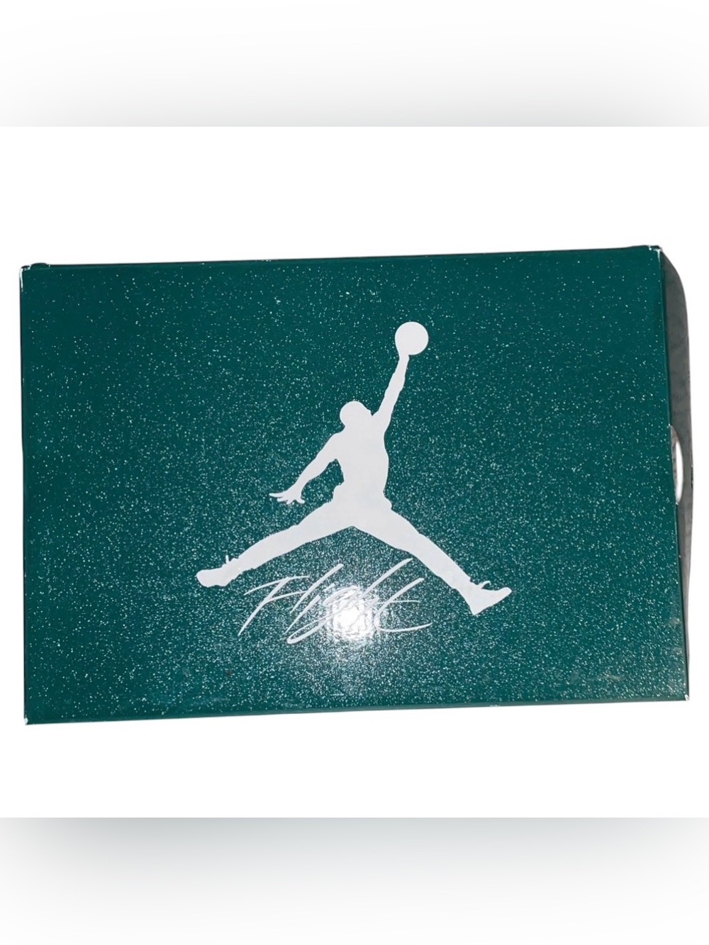 Nike Air Jordan' Oxidized White and Green Basketball Shoes Men 8.5 women 10 - Picture 8 of 13